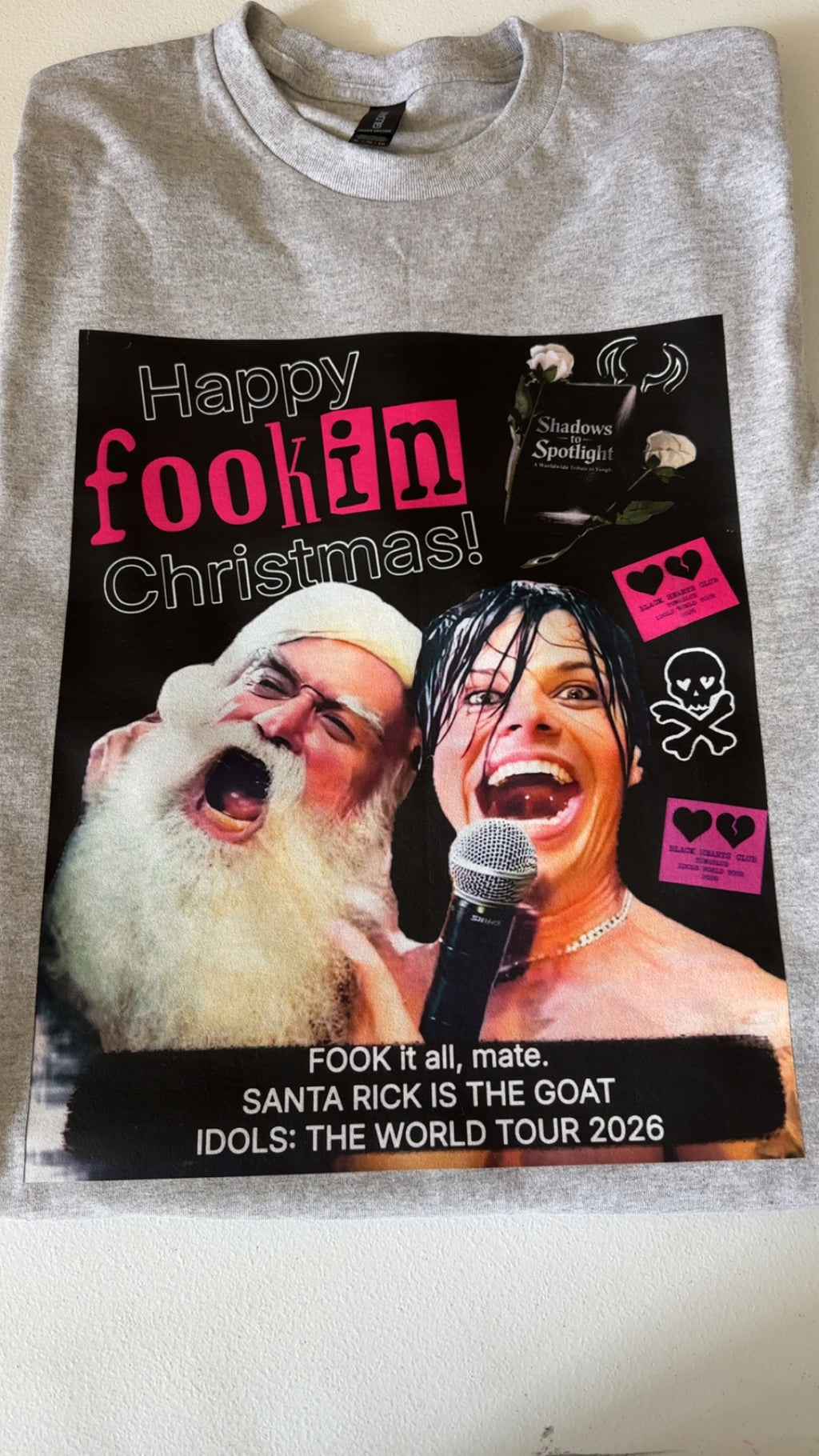 Custom Happy Fookin Christmas YB Tee