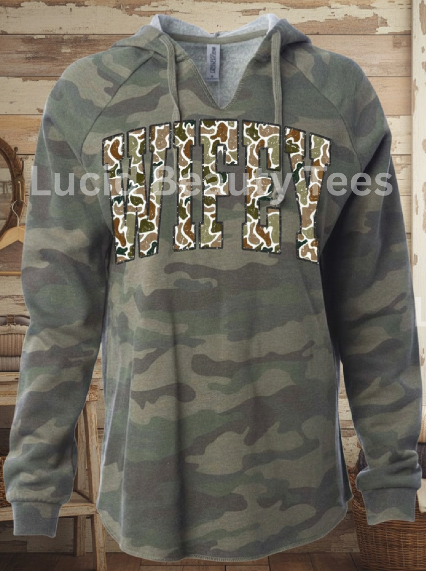 Camouflage Wifey Hoodie & Joggers