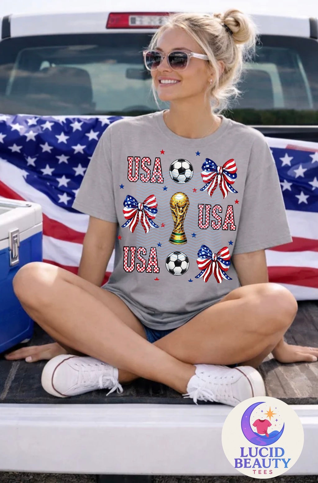 USA World Cup Bow Tee