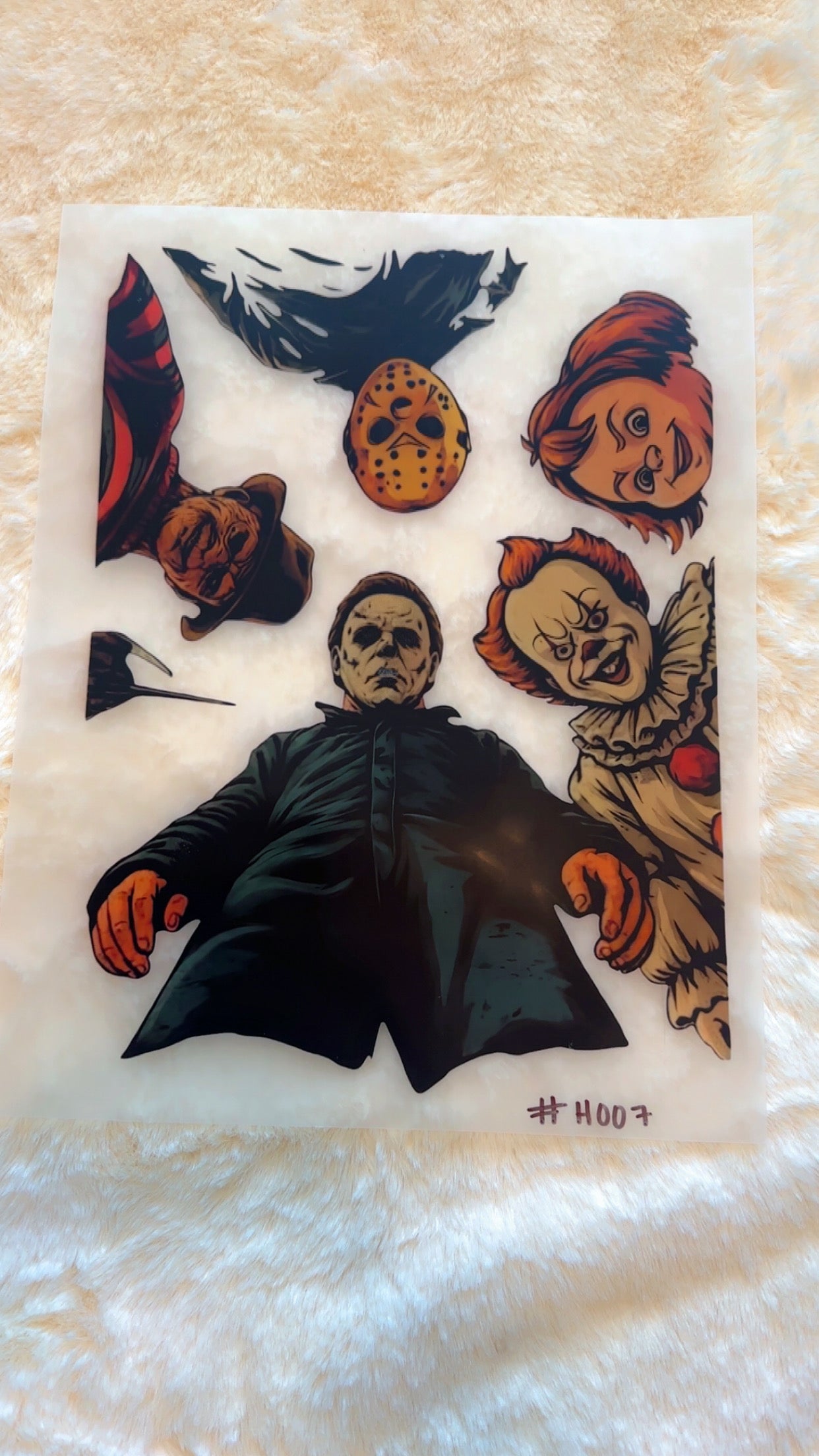 #H007 — Horror Movie Circle 🔪🎃