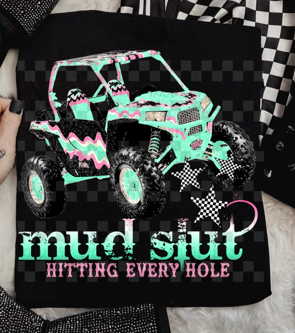 Mud Slut Hitting Every Hole