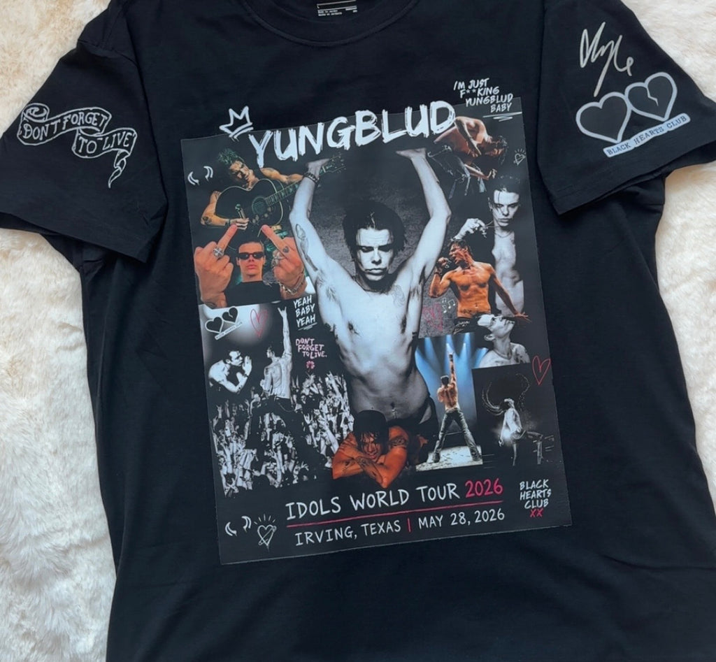 IDOLS WORLD TOUR CUSTOM YB CONCERT TEE