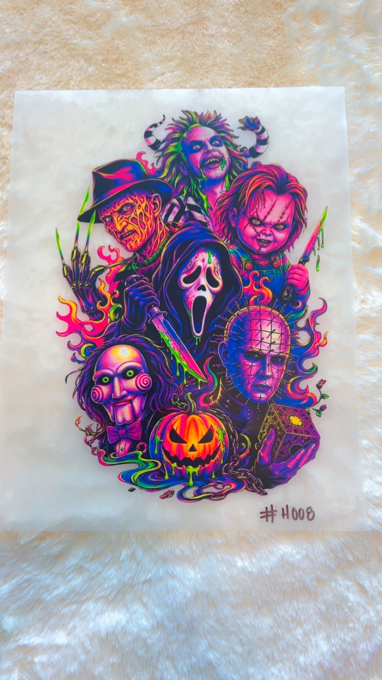 #H008 — Neon Horror Crew 🌈
