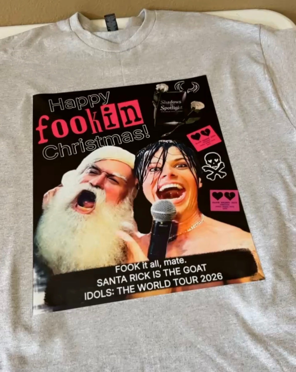 Custom Happy Fookin Christmas YB Tee