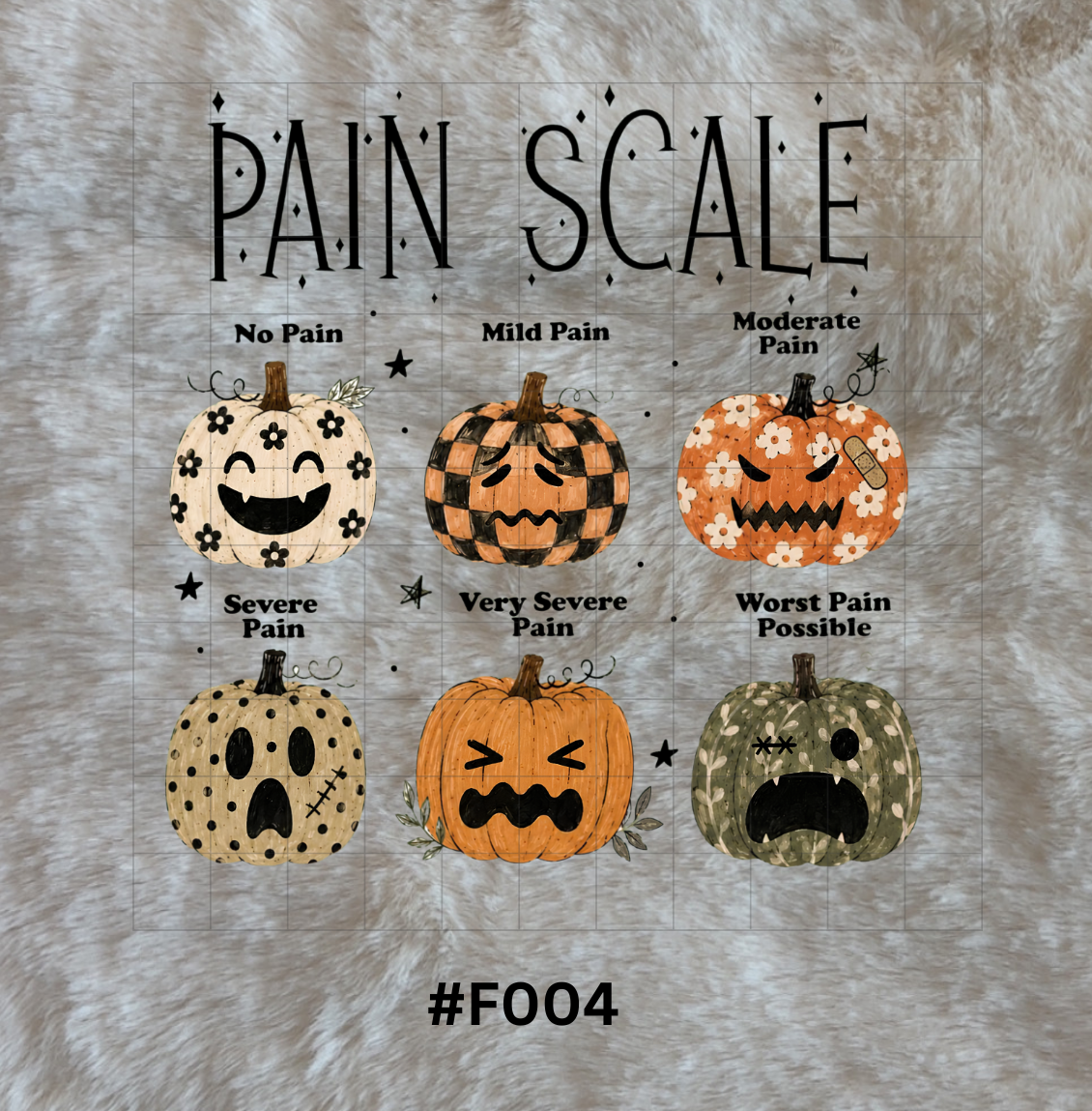 #F004 — Pumpkin Pain Scale 🎃😂