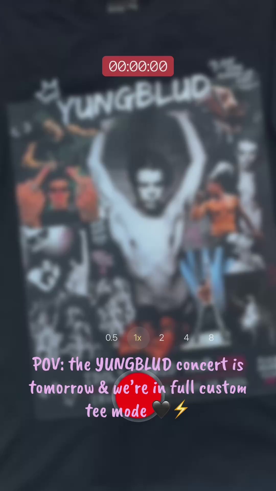 IDOLS WORLD TOUR CUSTOM YB CONCERT TEE