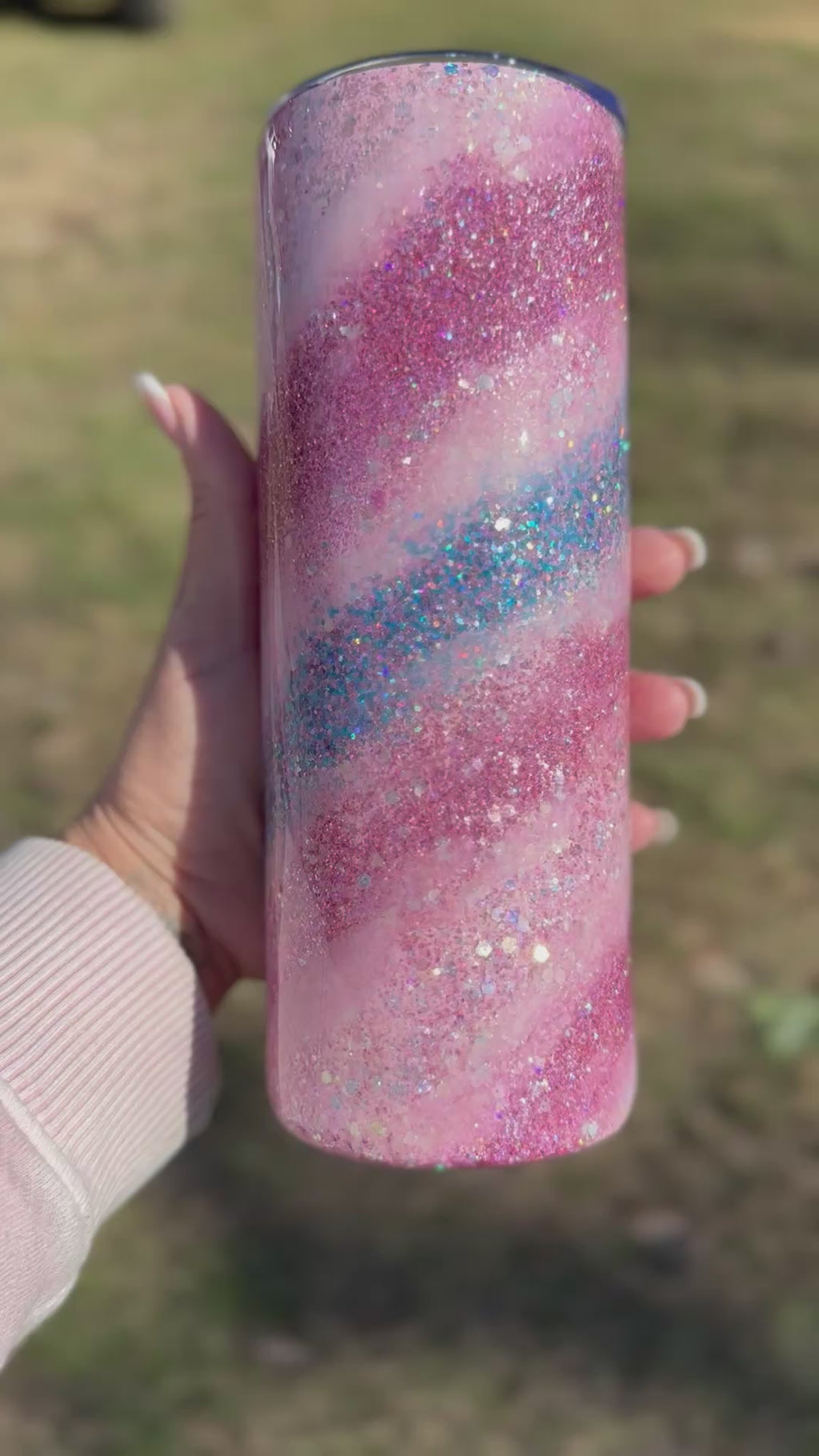 🌌 20oz Milky Way Epoxy Tumbler – Limited Drop